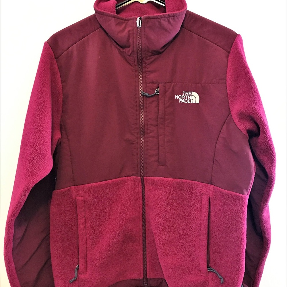 Maroon-Dark Pink North Face Fleece